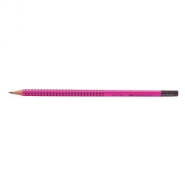 Μολύβι Faber Castell Grip με Γόμα HB Κεράσι Faber castell  | Γραφική Ύλη στο MarkCenter