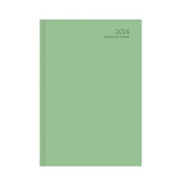 Ημερολόγιο Εβδομαδιαίο Simple Velvet Edition 17x25 Light Green 2024 Adbook | Ημερολόγια στο MarkCenter