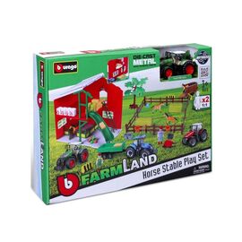 Bburago Farmland Στάβλος με Τρακτέρ Star Toys | Παιχνίδια για Αγόρια στο MarkCenter