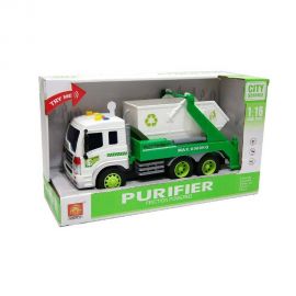 Όχημα Ανακύκλωσης με Κάδο με Ήχο και Φως 1:16 Group | Παιχνίδια για Αγόρια στο MarkCenter