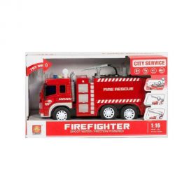 Πυροσβεστική με Αντλία Νερού με Φως και Ήχο 1:16 Group | Παιχνίδια για Αγόρια στο MarkCenter