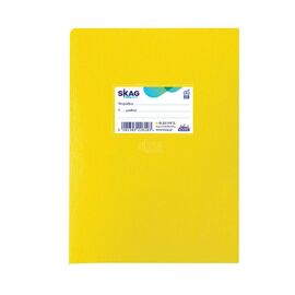Skag Notebook International 17X25 50 Sheets Striped Yellow Skag | School Notebooks στο MarkCenter