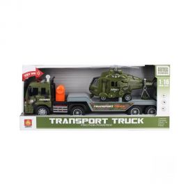 Φορτηγό με Στρατιωτικό Ελικόπτερο με Ήχο και Φως 1:16 Group | Παιχνίδια για Αγόρια στο MarkCenter