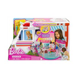 Barbie Κινητό Ιατρείο/Ασθενοφόρο HKT79 Mattel | Παιχνίδια για Κορίτσια στο MarkCenter