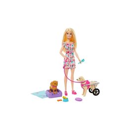 Barbie Κούκλα με Κουταβάκια και Αναπηρικό Αμαξίδιο Σκύλου Mattel | Παιχνίδια για Κορίτσια στο MarkCenter