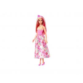Barbie Πριγκίπισσα με Ροζ Αντάυγειες | HRR08 Mattel | Παιχνίδια για Κορίτσια στο MarkCenter
