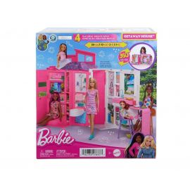 Barbie Σπιτάκι Βαλιτσάκι με 4 Δωμάτια & Αξεσούαρ Σετ Παιχνιδιού Mattel | Παιχνίδια για Κορίτσια στο MarkCenter