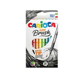 Μαρκαδόροι ζωγραφικής Carioca Super Brush 10 τμχ Carioca | Είδη Ζωγραφικής στο MarkCenter