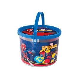 Κουβαδάκι με 4 βαζάκια πλαστελίνης Spiderman AS Company | Είδη Χειροτεχνίας στο MarkCenter
