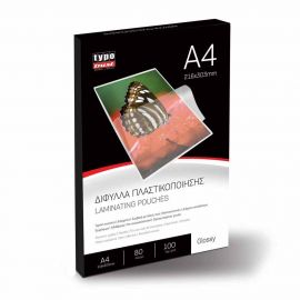 Ζελατίνες Πλαστικοποίησης Α4 80 Microns (216×303mm) Typotrust Typotrust | Μηχανές Γραφείου  στο MarkCenter