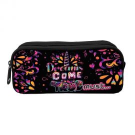 Κασετίνα Must Βαρελάκι με 2 θήκες Energy Dreams come true Must Team | Σχολικές Τσάντες - Κασετίνες στο MarkCenter