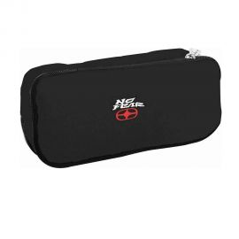 Κασετίνα με 2 θήκες  No Fear Μαύρο GIM | Σχολικές Τσάντες - Κασετίνες στο MarkCenter