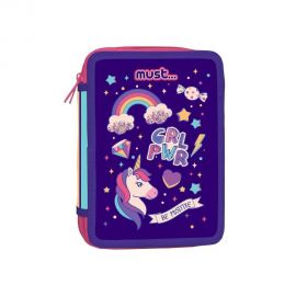 Κασετίνα Must Γεμάτη με 2 θήκες Be Positive Must Team | Σχολικές Τσάντες - Κασετίνες στο MarkCenter