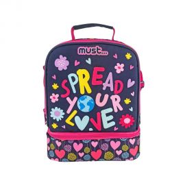 Τσαντάκι Φαγητού Must Yummy Spread Your Love Must Team | Σχολικές Τσάντες - Κασετίνες στο MarkCenter