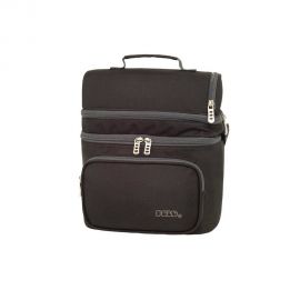 Τσαντάκι Φαγητού Polo Double Cooler Μαύρο Polo | Σχολικές Τσάντες - Κασετίνες στο MarkCenter