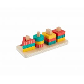 Fisher-Price Ξύλινα Σχήματα Ταξινόμησης | HXV05 Fisher Price | Παιχνίδια στο MarkCenter