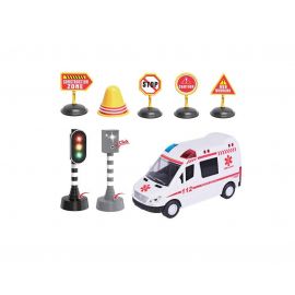 Όχημα Luna Toys Ασθενοφόρο με Πινακίδες Κυκλοφορίας με Ήχο και Φως Luna | Παιχνίδια για Αγόρια στο MarkCenter