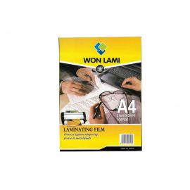 Ζελατίνες Πλαστικοποίησης Α4 125 Microns (216×303mm) Won Lami OEM | Μηχανές Γραφείου  στο MarkCenter