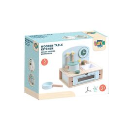 Επιτραπέζια Ξύλινη Κουζίνα Luna Toys Luna | Παιχνίδια για Κορίτσια στο MarkCenter