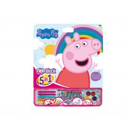 Σετ Ζωγραφικής Giga Block 5 Σε 1 Peppa Pig AS Company | Παιχνίδια για Κορίτσια στο MarkCenter