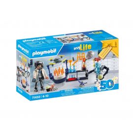 Playmobil My Life Gift Set Πάρτυ στο Εργαστήριο του Τρελοεπιστήμονα | 71450 Playmobil | Παιχνίδια για Αγόρια στο MarkCenter