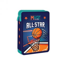 Κασετίνα Must Team Διπλή Γεμάτη Basketball Must Team | Σχολικές Τσάντες - Κασετίνες στο MarkCenter