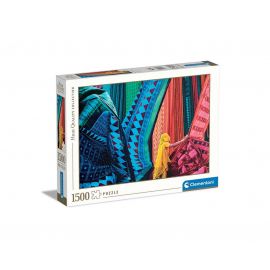 Παζλ 1500τεμ High Quality Collection Πολύχρωμα Κυματιστά Υφάσματα Clementoni | Πάζλ στο MarkCenter