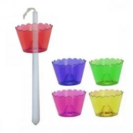 Κηροστάτης για λαμπάδα - διάφορα χρώματα OEM | Πασχαλινές λαμπάδες στο MarkCenter