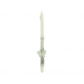 Λαμπάδα Χειροποίητη Ασημί Πεταλούδα 25943 OEM | Πασχαλινές λαμπάδες στο MarkCenter