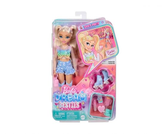 Barbie Dream Besties Κούκλα Roller Skate Malibu | JFX96 Mattel | Παιχνίδια για Κορίτσια στο MarkCenter