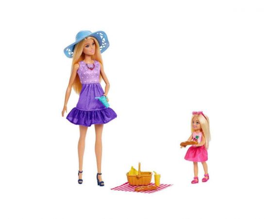 Barbie Family & Friends Κούκλες Barbie & Chelsea Πικ Νικ | JBF43 Mattel | Παιχνίδια για Κορίτσια στο MarkCenter