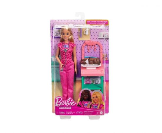 Barbie Επαγγέλματα Κούκλα Παιδίατρος | JCR72 Mattel | Παιχνίδια για Κορίτσια στο MarkCenter