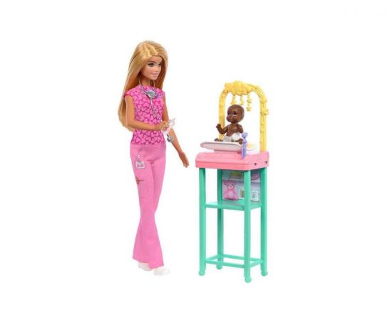 Barbie Επαγγέλματα Κούκλα Παιδίατρος | JCR72 Mattel | Παιχνίδια για Κορίτσια στο MarkCenter