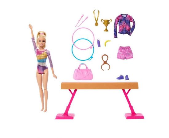 Barbie Κούκλα Αθλήτρια Ενόργανης Γυμναστικής | HRG52 Mattel | Παιχνίδια για Κορίτσια στο MarkCenter