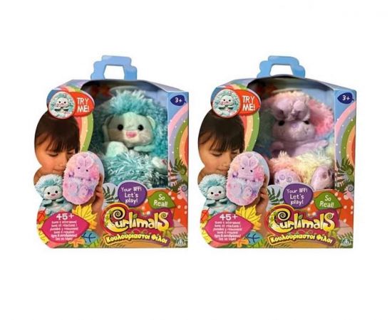 ​​Curlimals Ηλεκτρονικά Λούτρινα Ζωάκια 2 Σχέδια Giochi Preziosi | Παιχνίδια για Κορίτσια στο MarkCenter
