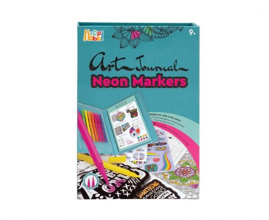 HappiHobbi Art Journal Neon Μαρκαδόροι AS Company | Παιχνίδια Unisex στο MarkCenter