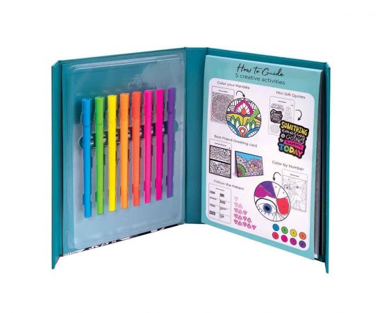 HappiHobbi Art Journal Neon Μαρκαδόροι AS Company | Παιχνίδια Unisex στο MarkCenter