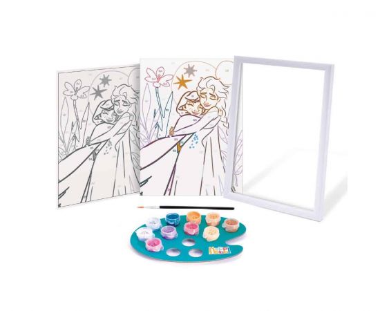 HappiHobbi Paint & Frame Paint by Numbers Disney Frozen AS Company | Παιχνίδια για Κορίτσια στο MarkCenter