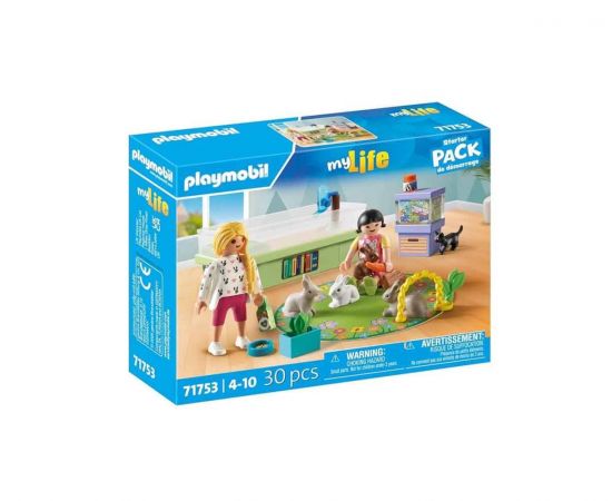 Playmobil My Life Starter Pack Παίζοντας Με Κουνελάκια | 71753 Playmobil | Παιχνίδια Unisex στο MarkCenter