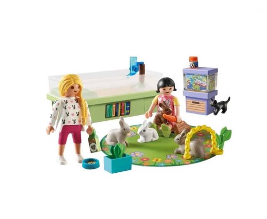 Playmobil My Life Starter Pack Παίζοντας Με Κουνελάκια | 71753 Playmobil | Παιχνίδια Unisex στο MarkCenter
