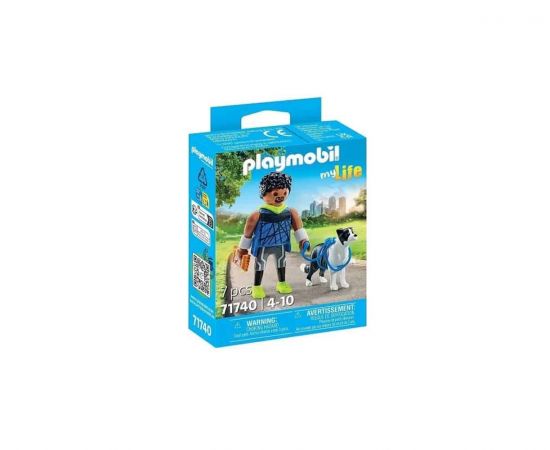 Playmobil My Life Αθλητής Με Μπόρντερ Κόλεϊ | 71740 Playmobil | Παιχνίδια Unisex στο MarkCenter