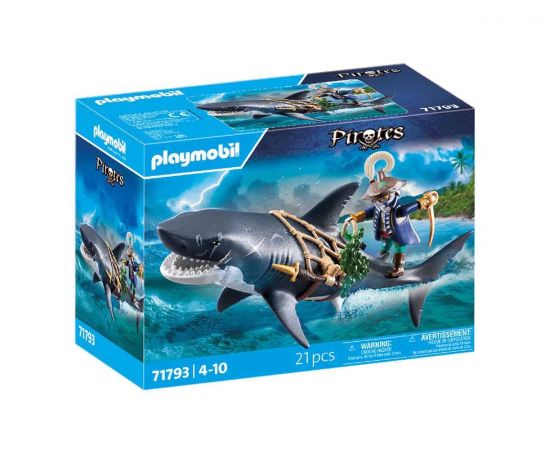 Playmobil Pirates Πειρατής Με Γιγαντιαίο Καρχαρία | 71793 Playmobil | Playmobil στο MarkCenter