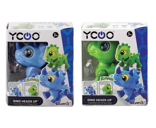 Ycoo Dino Heads Up Ηλεκτρονικό Ρομπότ Δεινόσαυρος 2 Σχέδια AS Company | Παιχνίδια για Αγόρια στο MarkCenter