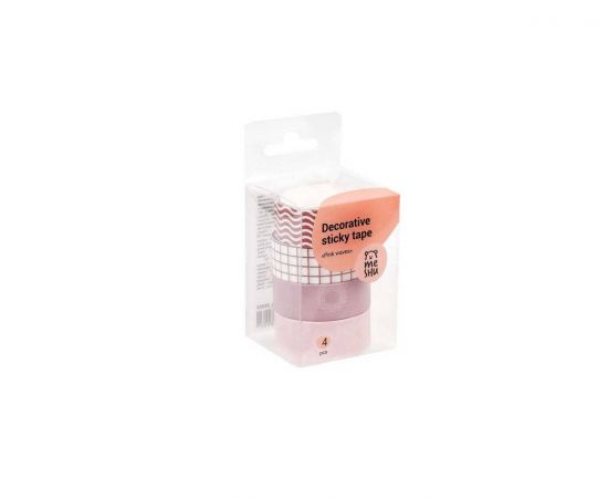 Διακοσμητική Ταινία Me Shu 3m x 1,5cm Pink Waves  | Σχολικά Είδη στο MarkCenter