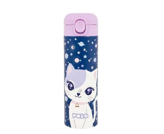 Θερμός Ανοξείδωτος Polo Junior Γατούλα 500Ml Polo | Παγουράκια - Δοχεία Φαγητού στο MarkCenter