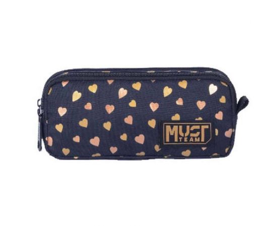 Κασετίνα Must Team Energy Με Δύο Θήκες Golden Heart Must Team | Σχολικές Τσάντες - Κασετίνες στο MarkCenter