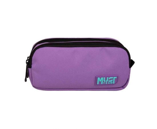 Κασετίνα Must Team Monochrome Με Δύο Θήκες Ανοιχτό Μωβ Γαλάζιο Must Team | Σχολικές Τσάντες - Κασετίνες στο MarkCenter