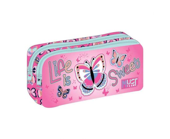 Κασετίνα Must Team Βαρελάκι Με Δύο Θήκες Life is Sweet Must Team | Σχολικές Τσάντες - Κασετίνες στο MarkCenter