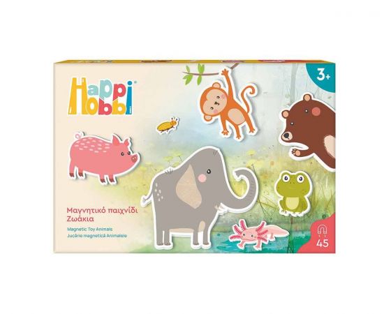 Μαγνητικό Παιχνίδι Happi Hobbi Ζωάκια AS Company | Παιχνίδια Unisex στο MarkCenter