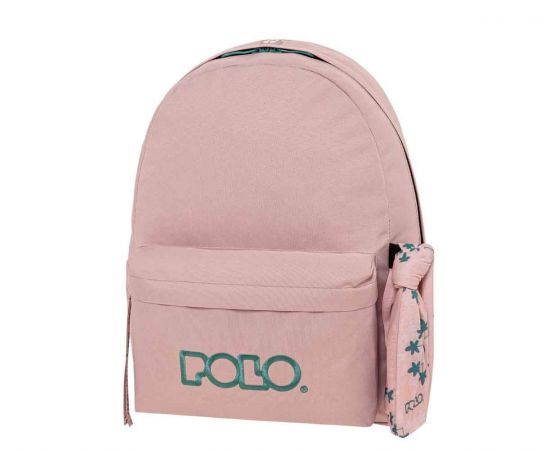 Τσάντα Πλάτης POLO Original Scarf Ροζ Πετρολ Polo | Σχολικές Τσάντες - Κασετίνες στο MarkCenter